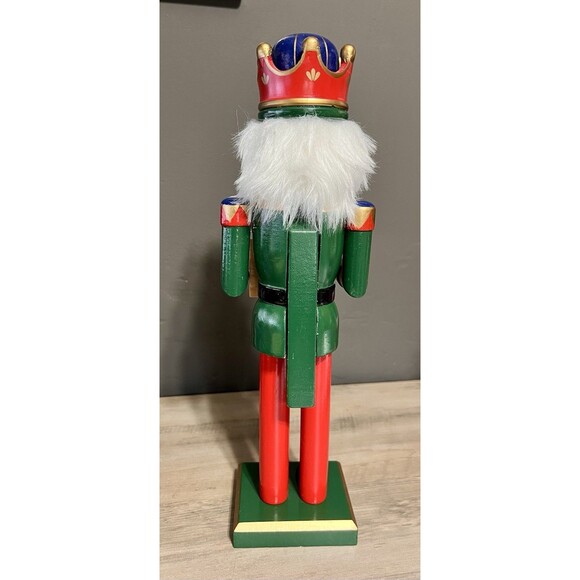 Christmas Countdown Wooden Nutcracker Holiday Decor Figurine Traditional Classic - Picture 5 of 11